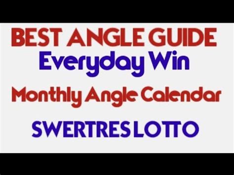 angle calendar swertres 2024|10 Winning Angles to Boost Your Swertres Game .